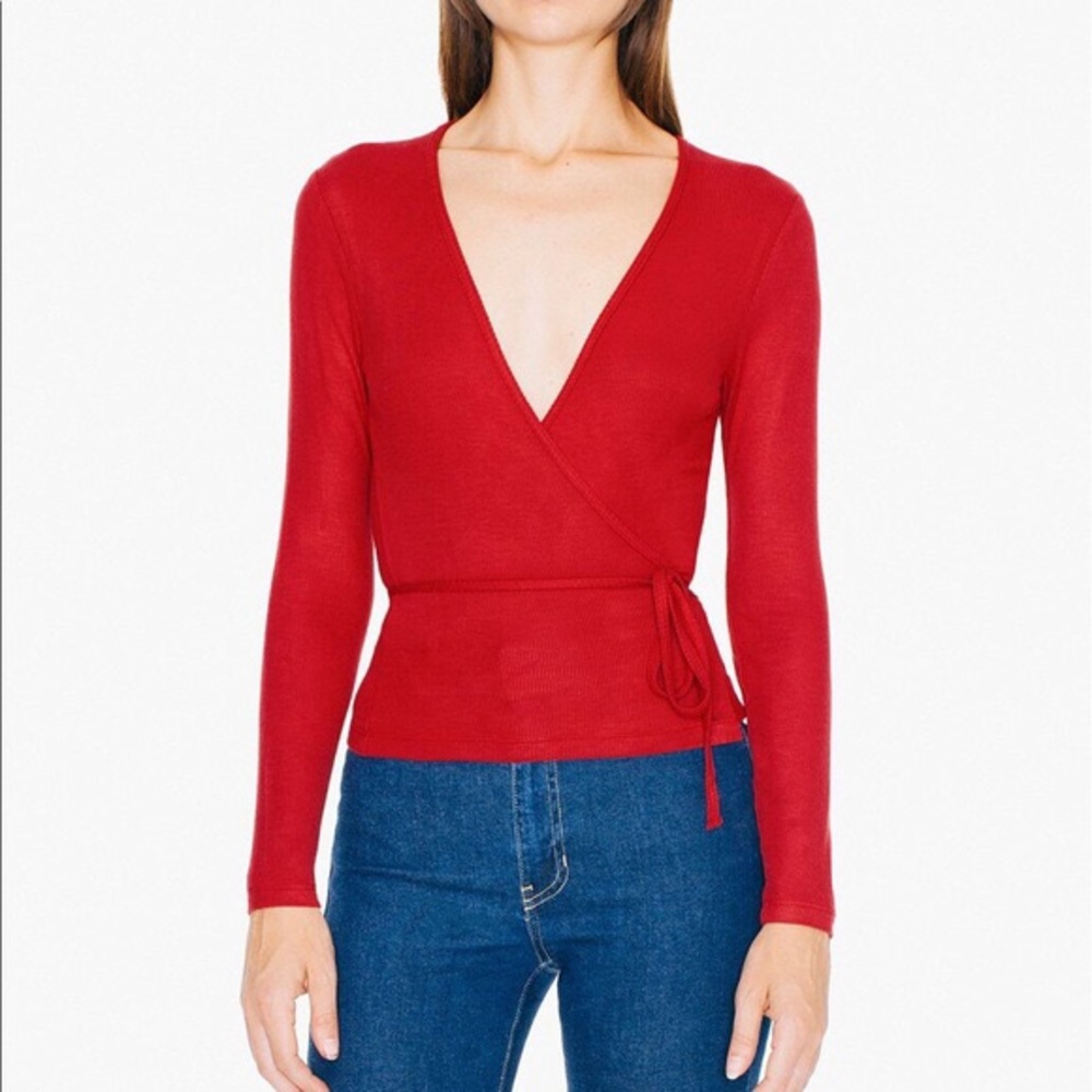 American Apparel The Cotton Spandex Julliard Top